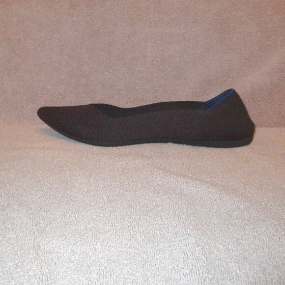 Rothy's The Point Ballet Flats Size 11 Comfort Slip On Cushioned Foam Neutral - Picture 6 of 11